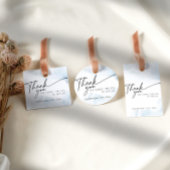 Op Cloud Nine Dusty Blue Heaven Dank je wel Bedankjes Labels