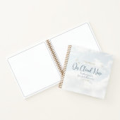 Op Cloud Nine Elegant Vrijgezellenfeest Gastenboek Notitieboek (Binnen)