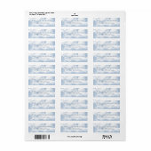 Op Cloud Nine Meisjesweekend Retouradres Etiket (Full Sheet)
