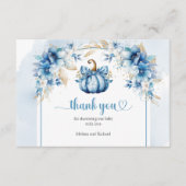 Op Cloud Nine Modern Roze Meisje beer Dank je Informatiekaartje (Voorkant)