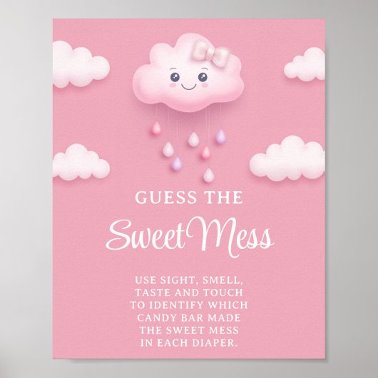 Op Cloud Nine Trendy Guess The Sweet Mess spel Poster (Voorkant)