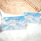 Op Cloud Nine Vrijgezellenfeest Date Night Ideeën Informatiekaartje