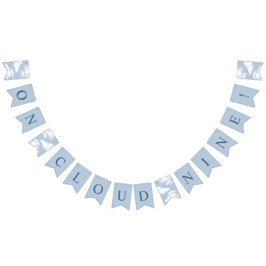 Op Cloud Nine vrijgezellenweekend slinger banner (Alle)