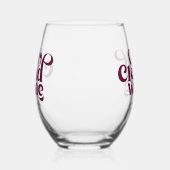 Op Cloud Wine Custom Wijnglas Zonder Voet (Links)