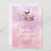 Op Cloud Wine Meidenavondje Kaart (Voorkant)