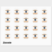 Op Cops gezien Ronde Sticker (Vel)