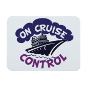 Op Cruise Control Grappige Stateroom Deurcabine Magneet (Horizontaal)