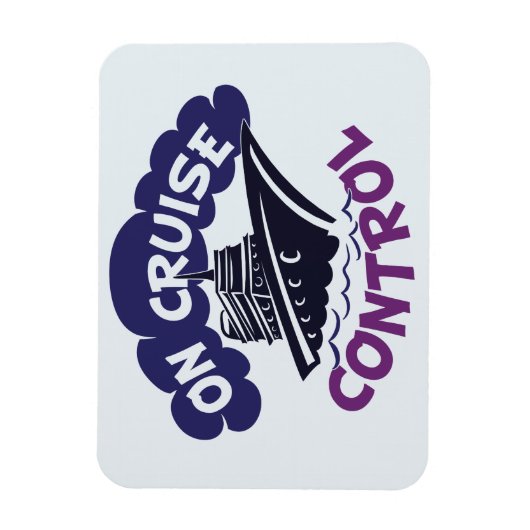 Op Cruise Control Grappige Stateroom Deurcabine Magneet (Verticaal)