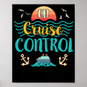 Op cruise control Summer Vacking Travel Poster (Voorkant)