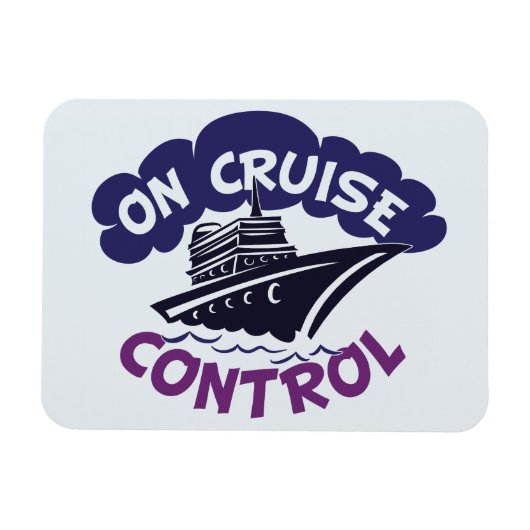 Op Cruise Controle Grappige Hut Deur Cabine Magneet (Horizontaal)