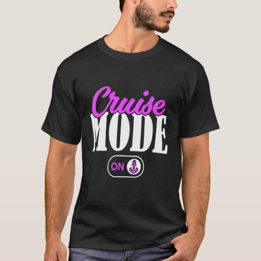 Op cruise mode cruising Vacation Shils Couple T-shirt (Voorkant)