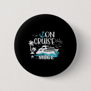 Op Cruise Modus Familie Vakantie Matching Ferry Cr Ronde Button 5,7 Cm
