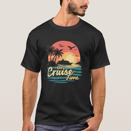 Op cruise tijd t-shirt (Voorkant)