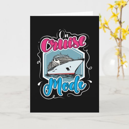 Op cruiseschip met kruismodus kaart (Gele Bloem)