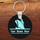 Op cursus Gepersonaliseerde Sleutelhanger Black en (Voorkant)