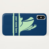 Op cursus Groen Gepersonaliseerd Case-Mate iPhone Case (Achterkant (horizontaal))