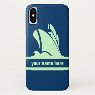 Op cursus Groen Gepersonaliseerd iPhone X Hoesje