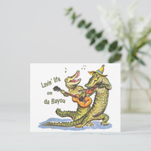 Op da Bayou Briefkaart (Staand voorkant)