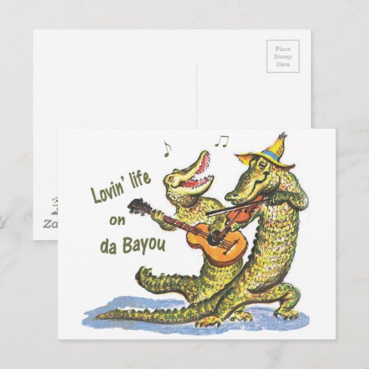 Op da Bayou Briefkaart (Voorkant / Achterkant)