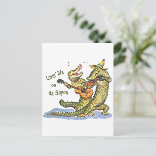 Op da Bayou Briefkaart (Staand voorkant)