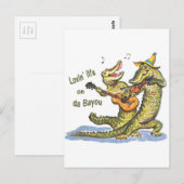 Op da Bayou Briefkaart (Voorkant / Achterkant)