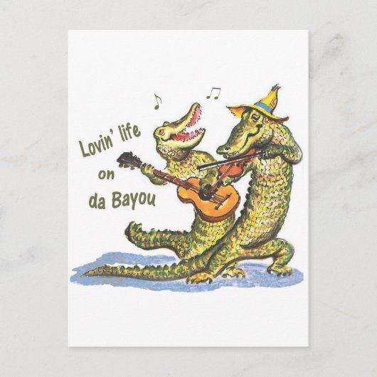 Op da Bayou Briefkaart (Voorkant)