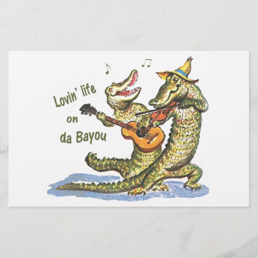 Op da Bayou Briefpapier (Voorkant)