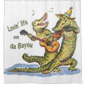 Op da Bayou Douchegordijn (Voorkant)