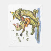 Op da Bayou Fleece Deken (Voorkant)