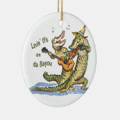 Op da Bayou Keramisch Ornament (Rechts)