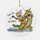 Op da Bayou Keramisch Ornament (Achterkant)