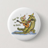 Op da Bayou Ronde Button 5,7 Cm (Voorkant)