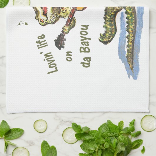Op da Bayou Theedoek (Gevouwen)