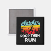 Op Dan Rennen Grappige Hardloop Quotes Voor Marath Magneet (Voorkant / Achterkant)