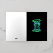 Op dankbare vleugels vlieg ik transplantatie ontva folie wenskaart (Buiten Laag)