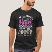 Op dat veld volleybal oma volleybal speler t-shirt (Voorkant)
