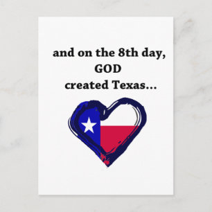 Op de 8e dag creëerde God Texas Briefkaart