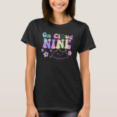 Op de 9-jarige verjaardag van de Cloud Nine Flower T-shirt (Voorkant)