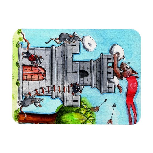 Op de aanval! magneet (Horizontaal)