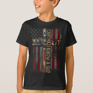 Op de achterkant kan ik het niet, maar ik ken een  t-shirt