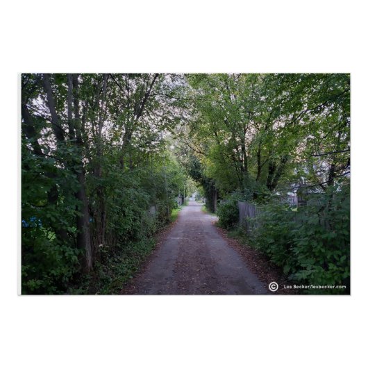 Op de achterste rijstrook perfect poster (Voorkant)