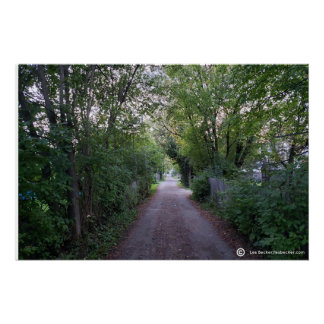 Op de achterste rijstrook perfect poster