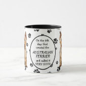 Op de achtste dag Creëer God Australian Terrier Do Mok (Midden)