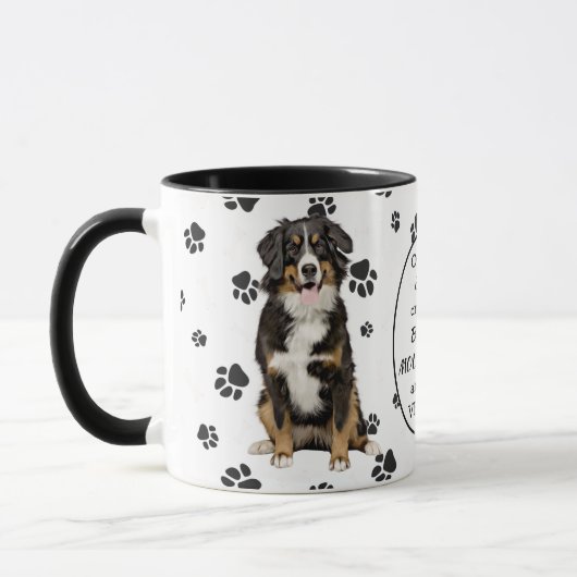 Op de achtste dag Creëer God Berner Berghonden Mok (Links)