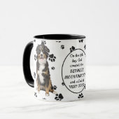 Op de achtste dag Creëer God Berner Berghonden Mok (Voorkant links)