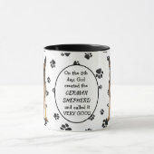 Op de achtste dag Creëer God Duitse herders Mok (Midden)