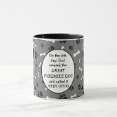 Op de achtste dag Creëer God Grote Pyreneeënhonden Mok (Midden)