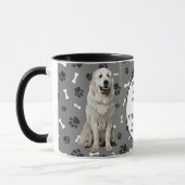 Op de achtste dag Creëer God Grote Pyreneeënhonden Mok (Links)