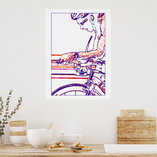 Op de Aero-Bars Poster (Keuken)