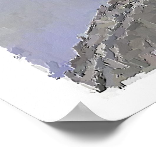 Op de Aero-Bars-schildering Poster (Hoek)